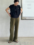 【 予約:9/下旬 】SIDE SLIT SLACKS /Y253-31103-2